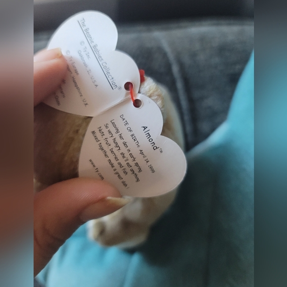 Beanie Babies lot 1997-1999, Tracker Slowpoke Almond - Picture 5 of 8